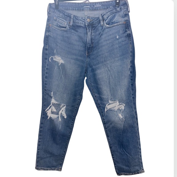 Old Navy OG Straight Leg Jeans Size 14 - Picture 2 of 5